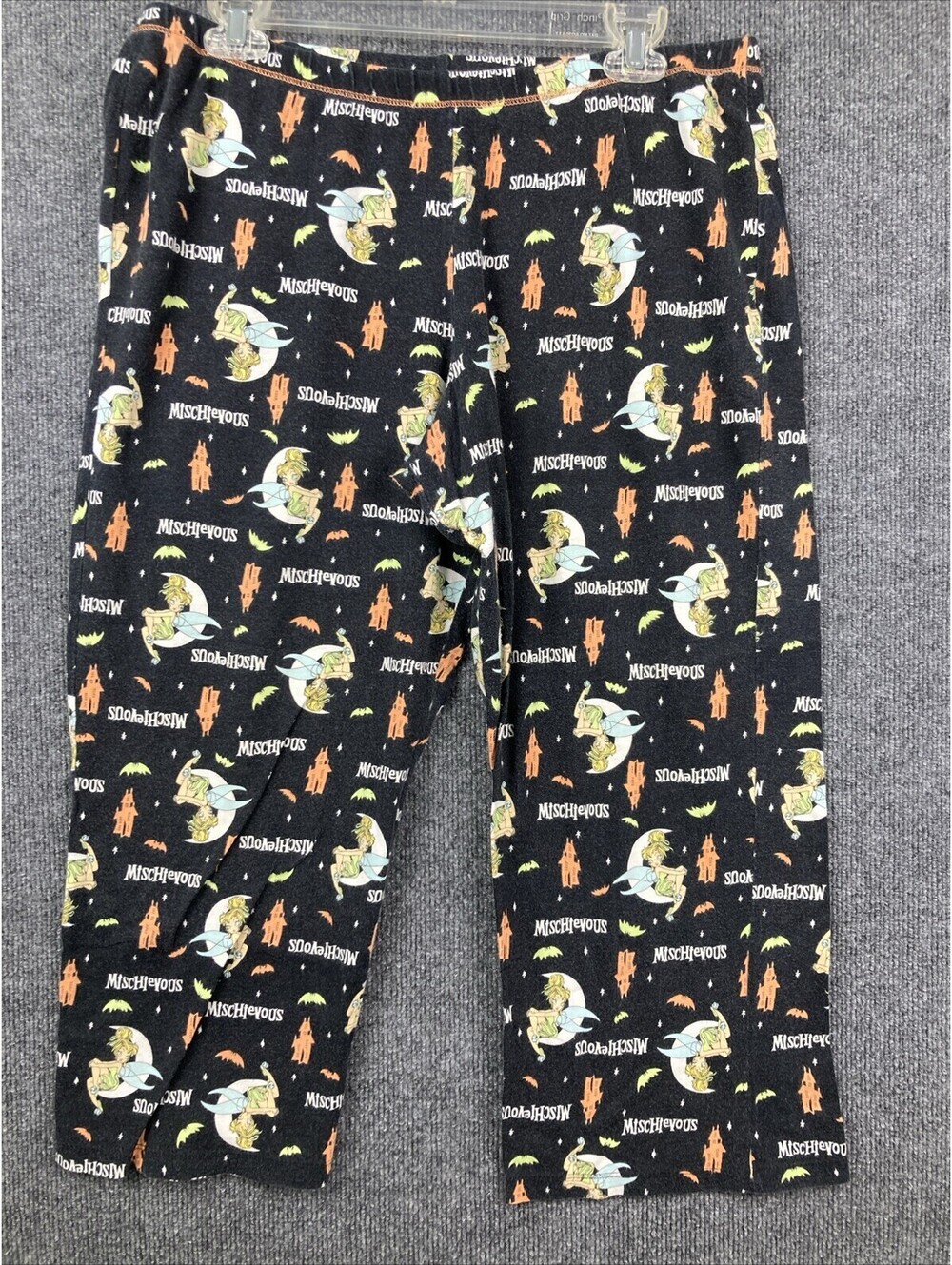 Disney Womens Size Large 11/13 Tinker Bell Halloween Mischievous Pajamas Pants